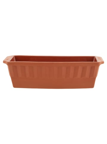 Römertopf Kuchenbackform "Torta" in Hellbraun - (B)31 x (H)8,5 x (T)14 cm