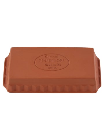 Römertopf Kuchenbackform "Torta" in Hellbraun - (B)31 x (H)8,5 x (T)14 cm