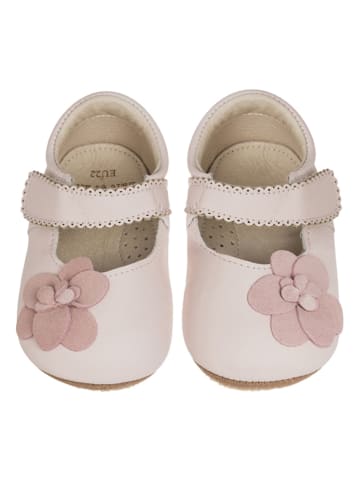 Lait et Miel Lammleder-Lauflernschuhe "Cassiopée" in Rosa