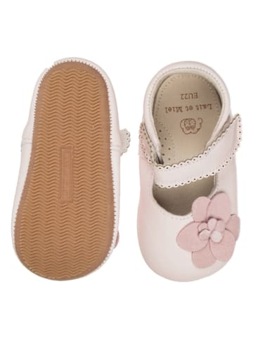 Lait et Miel Lammleder-Lauflernschuhe "Cassiopée" in Rosa
