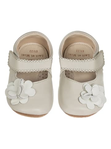 Lait et Miel Lammleder-Lauflernschuhe "Siloé" in Hellgrau