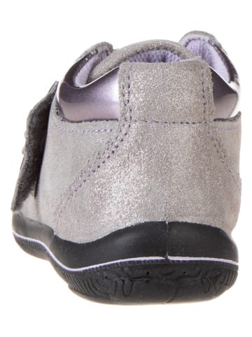 Primigi Skórzane półbuty w kolorze srebrnym