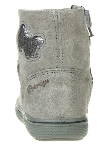 Primigi Leder-Boots in Grau