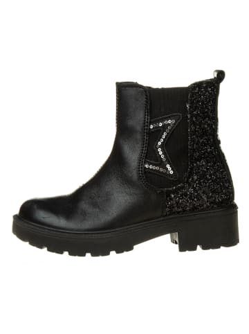 Primigi Leder-Boots in Schwarz