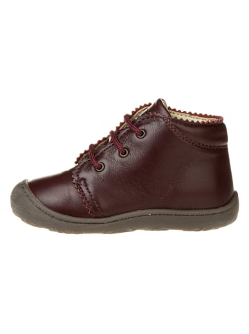 Primigi Leder-Sneakers in Bordeaux