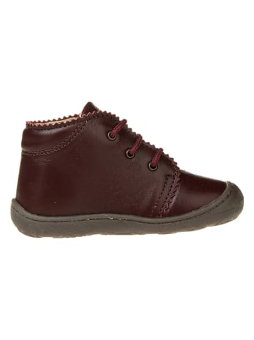 Primigi Leder-Sneakers in Bordeaux