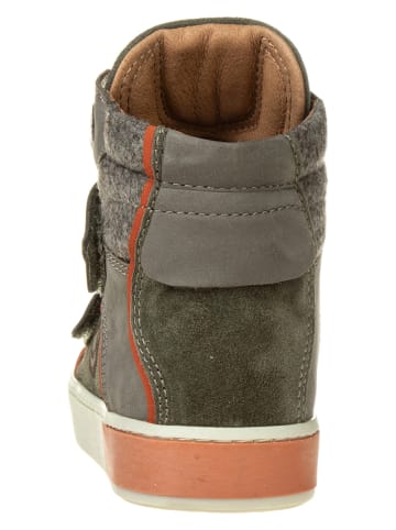 Primigi Skórzane sneakersy w kolorze szarym