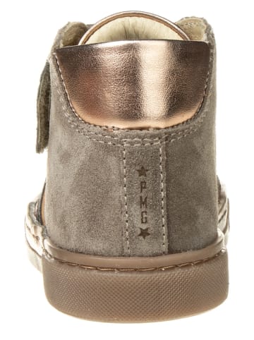 Primigi Skórzane sneakersy w kolorze szarym