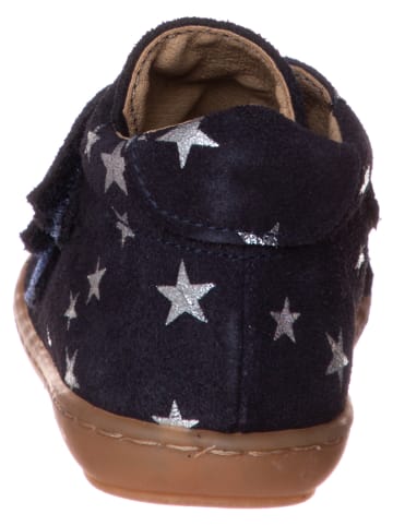 kmins Leder-Sneakers in Dunkelblau