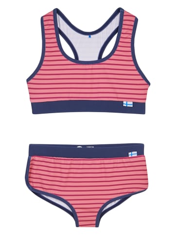 finkid Bikini "Luoto" blauw/roze