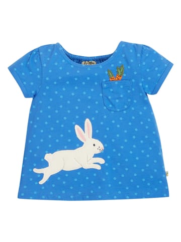 Frugi Shirt "Eliza Applique Pocket" in Blau