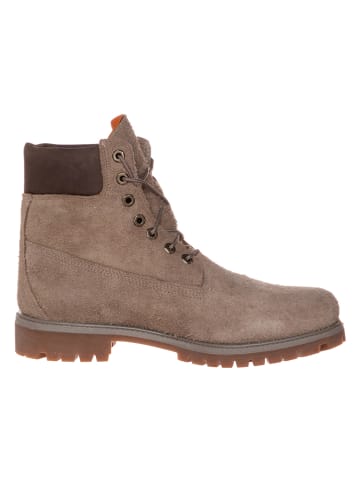 Timberland Leder-Boots "6 In Premium" in Beige - Weite W