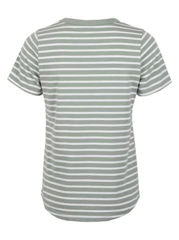 Roadsign Shirt in Grün/ Weiß