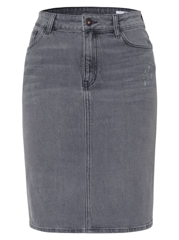 Cross Jeans Spódnica dżinsowa w kolorze antracytowym
