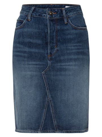 Cross Jeans Spódnica dżinsowa w kolorze granatowym