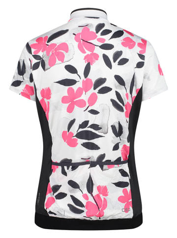 CMP Fietsshirt zwart/wit/roze