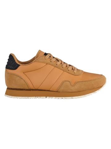 WODEN Leren sneakers "Nora III" lichtbruin