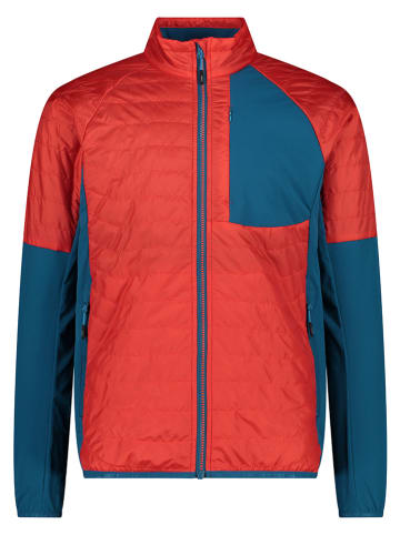 CMP Hybridjacke in Orange/ Petrol