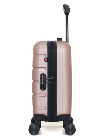 SWISS KOPPER Hardcase-trolley "Aigle" roségoudkleurig - (B)32 x (H)42 x (D)20 cm