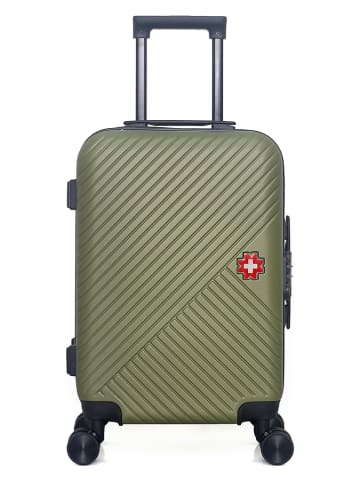 SWISS KOPPER Hardcase-trolley "Spiez" kaki - (B)35 x (H)55 x (D)21 cm