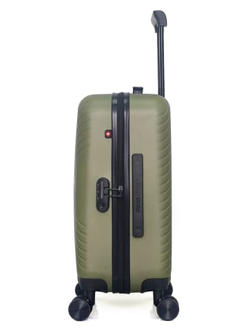 SWISS KOPPER Walizka "Spiez" w kolorze khaki - 35 x 55 x 21 cm