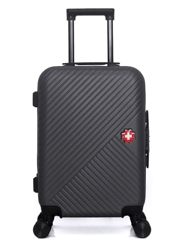 SWISS KOPPER Hardcase-trolley "Spiez" zwart - (B)35 x (H)55 x (D)21 cm