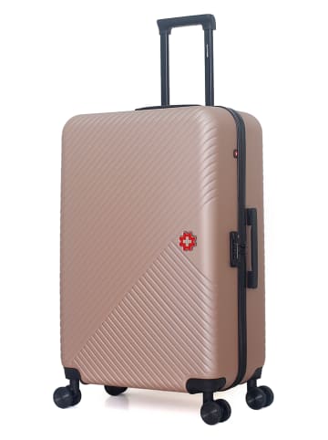 SWISS KOPPER Hardcase-trolley "Spiez" roségoudkleurig - (B)47 x (H)75 x (D)29 cm