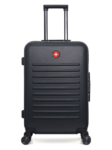 SWISS KOPPER Walizka "Wil" w kolorze czarnym - 41 x 65 x 26 cm