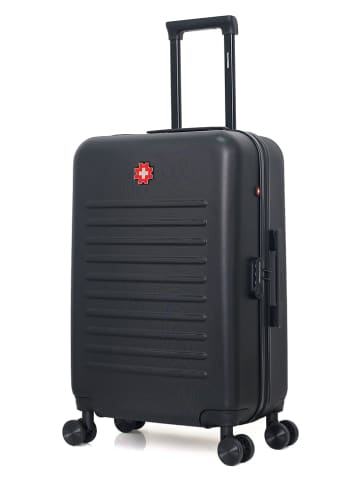 SWISS KOPPER Walizka "Wil" w kolorze czarnym - 41 x 65 x 26 cm