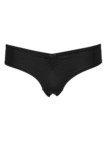 LASCANA Stringi (2 pary) w kolorze czarnym i czerwonym