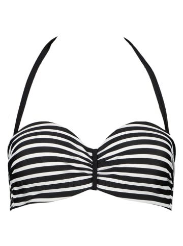 Venice Beach Bikini-Oberteil in Schwarz/ Weiß