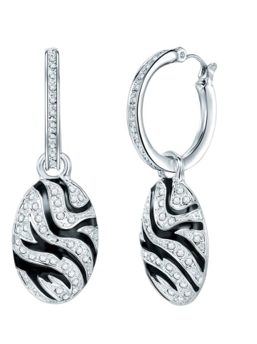 Tassioni Posrebrzane kolczyki z kryształami Swarovski