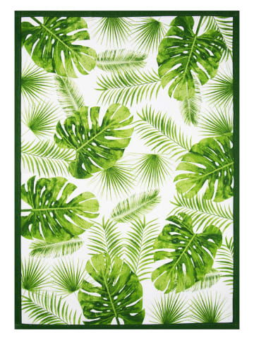 Trendy Kitchen by EXCÉLSA Ściereczka kuchenna "Foliage" w kolorze zielonym - 70 x 50 cm