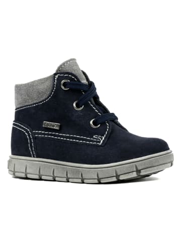 Richter Shoes Leren boots donkerblauw