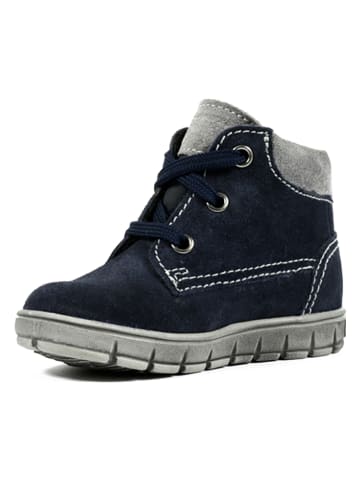 Richter Shoes Leren boots donkerblauw