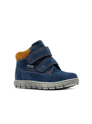 Richter Shoes Leren boots donkerblauw
