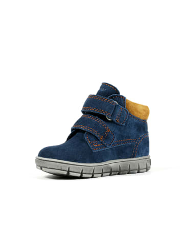 Richter Shoes Leren boots donkerblauw