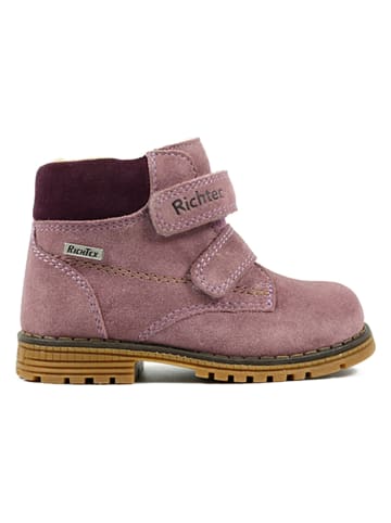 Richter Shoes Leren boots lichtroze