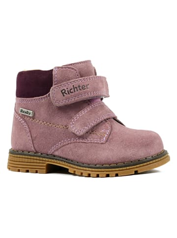 Richter Shoes Leren boots lichtroze