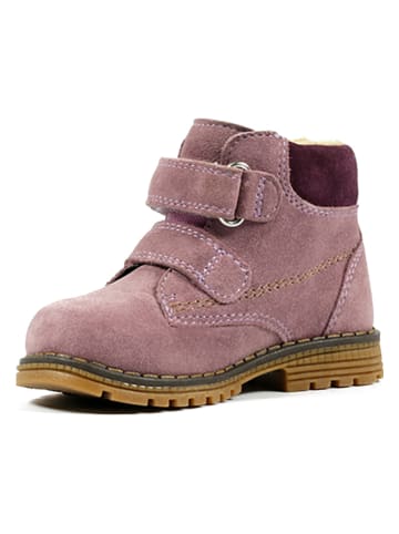Richter Shoes Leren boots lichtroze