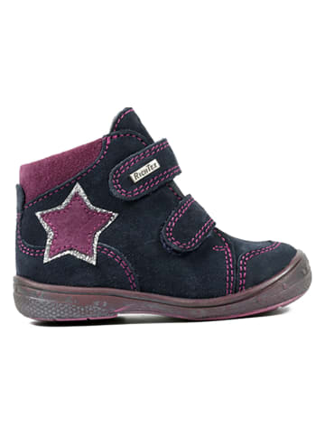 Richter Shoes Leren boots donkerblauw