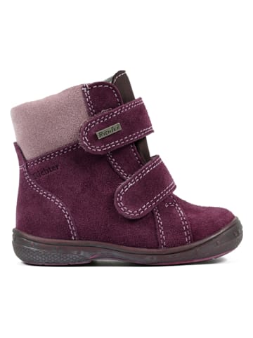 Richter Shoes Leren winterboots paars