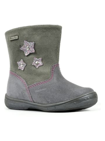 Richter Shoes Leren winterboots grijs