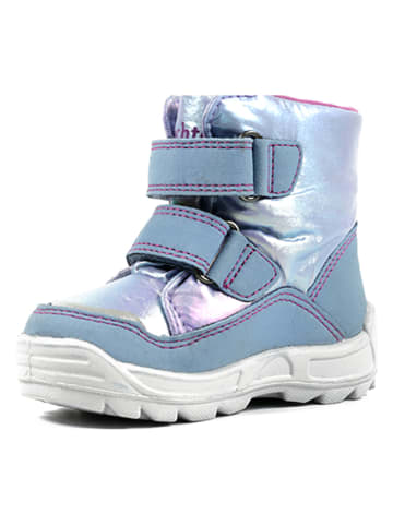 Richter Shoes Winterboots lichtblauw/lichtroze