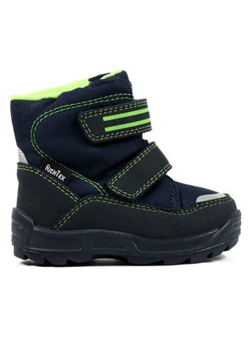Richter Shoes Winterboots donkerblauw/groen