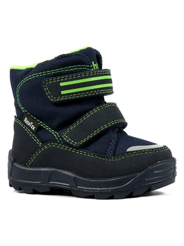 Richter Shoes Winterboots in Dunkelblau/ Grün