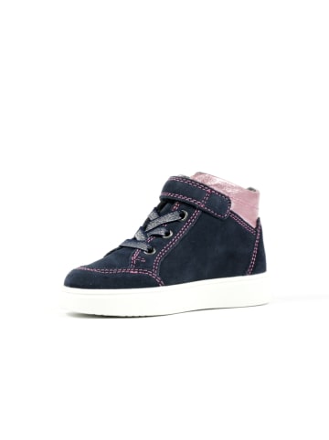 Richter Shoes Leren sneakers donkerblauw