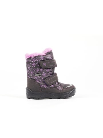 Richter Shoes Botki zimowe w kolorze granatowo-fioletowym