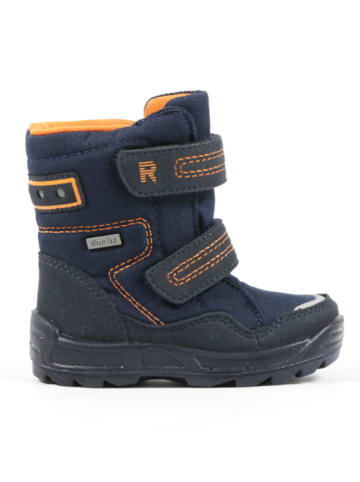 Richter Shoes Winterboots in Dunkelblau/ Orange