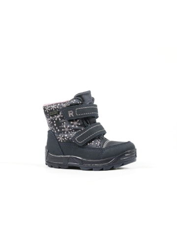 Richter Shoes Winterboots donkerblauw/lichtroze